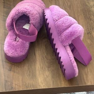 UGG Kids Cozy Purple Slippers